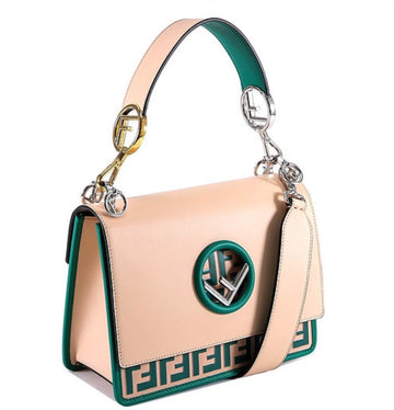 Fendi FF Logo Bottom Shoulder Bag - Luxury Next Season 