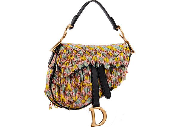 Christian Dior Saddle Beaded Bag