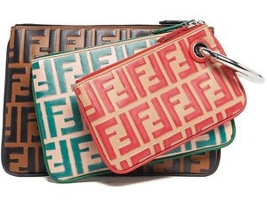 Fendi Triplette FF Pouch - Luxury Next Season 