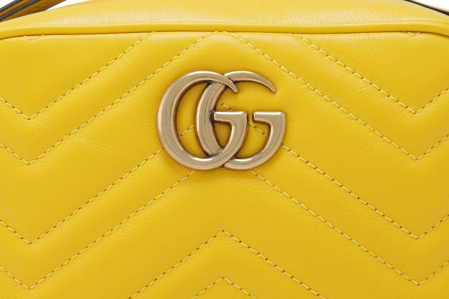 Yellow gucci marmont hotsell