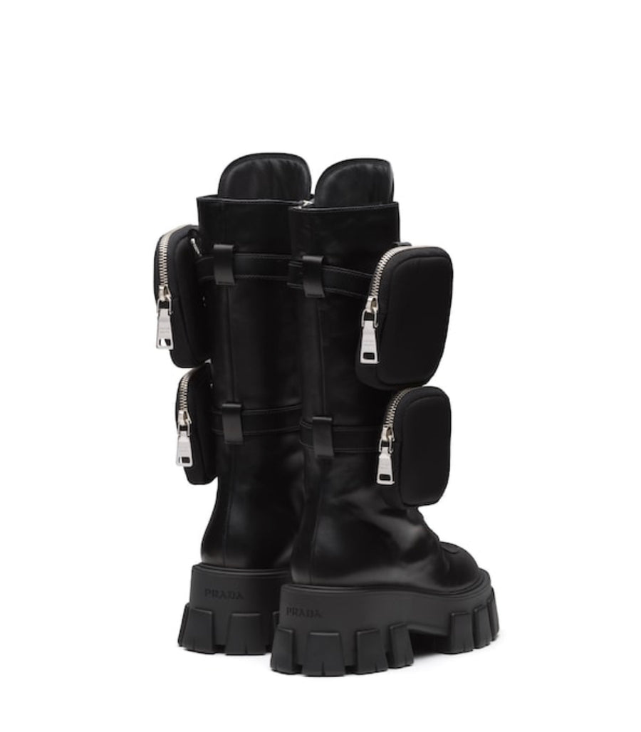 Prada Monolith Boots - Luxury Next Season 