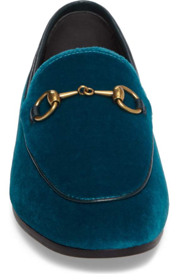 Gucci Brixton Velvet Loafer - Luxury Next Season 