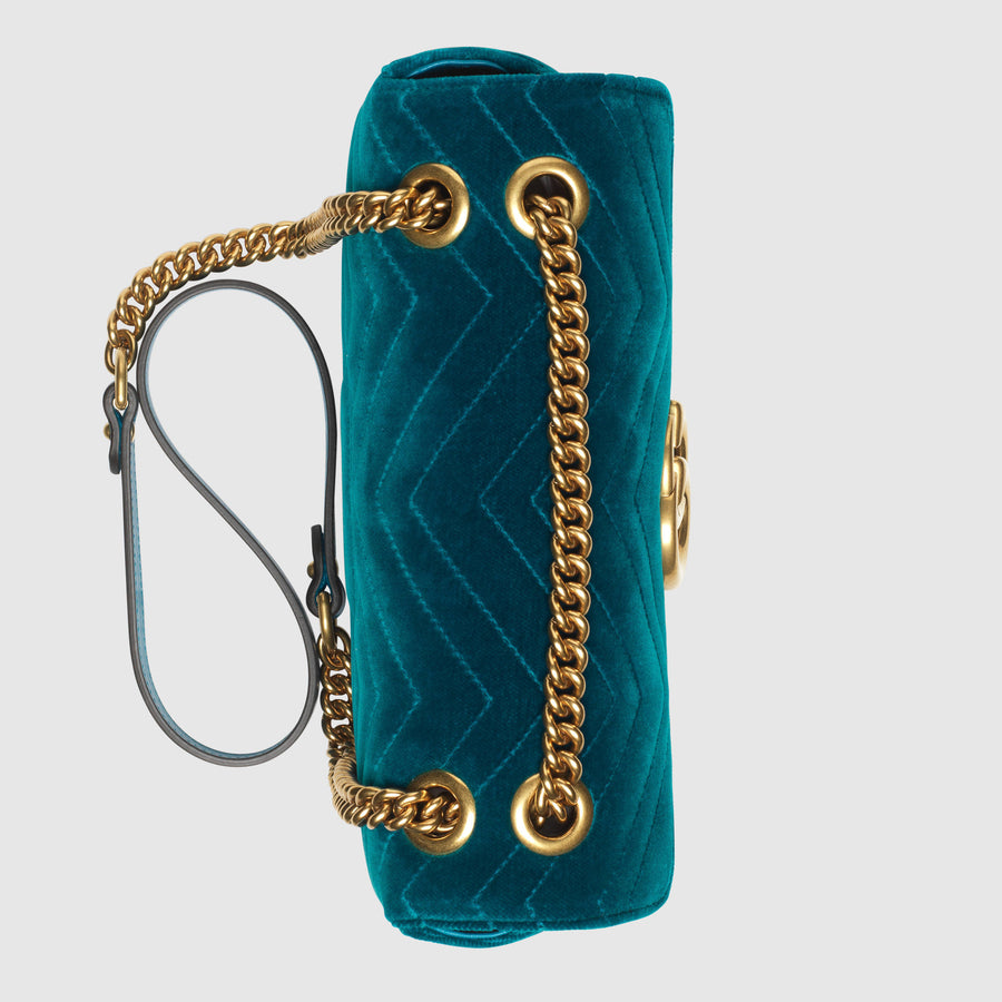 Gucci GG Marmont Velvet Small Shoulder Bag - Farfetch