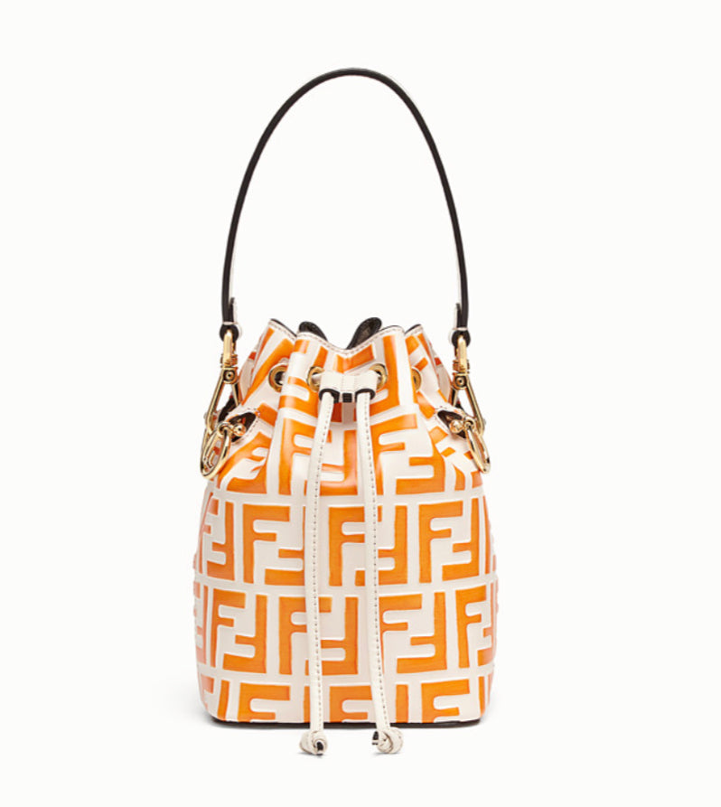 Fendi orange bucket bag Clearance