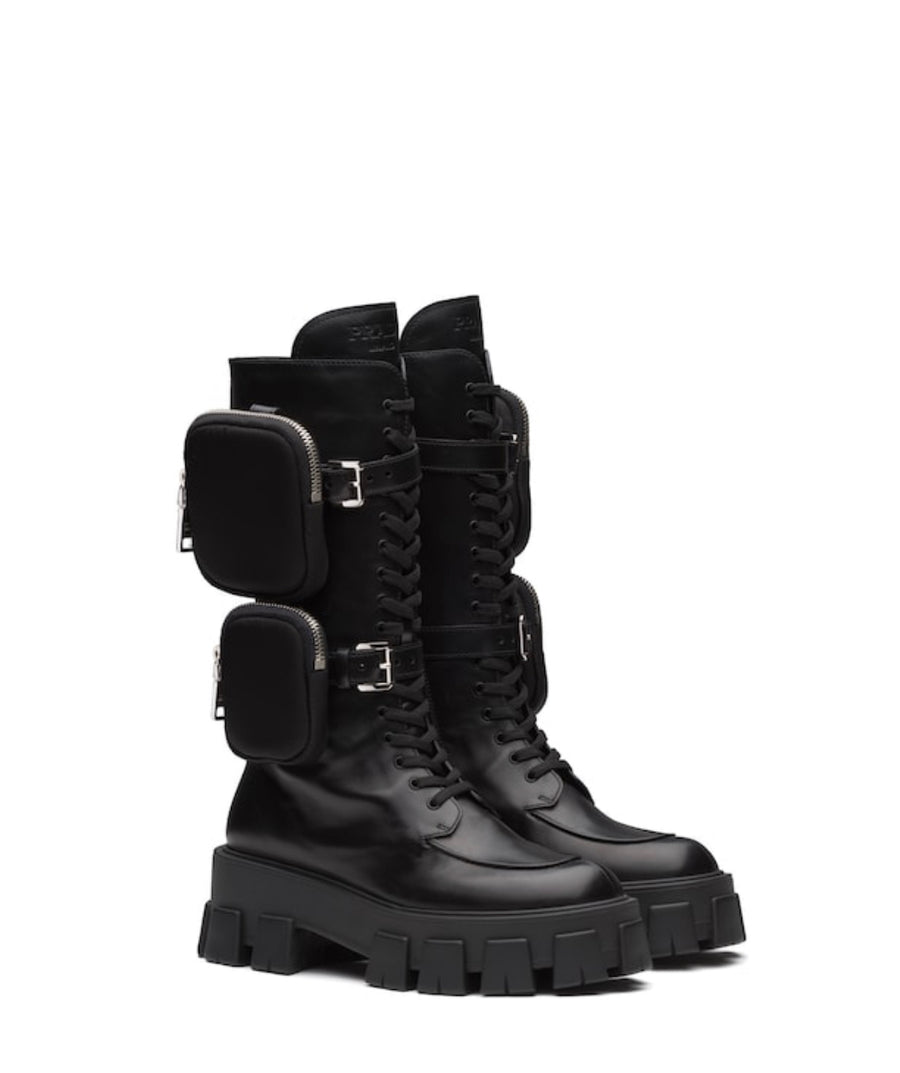 Prada Monolith Boots - Luxury Next Season 