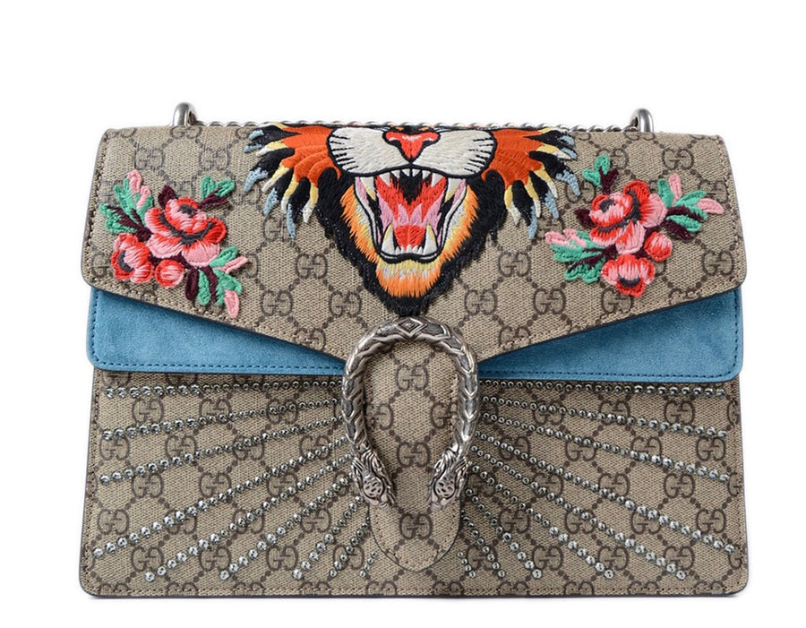 Gucci GG Dionysus Embroidered Medium Bag - Luxury Next Season 