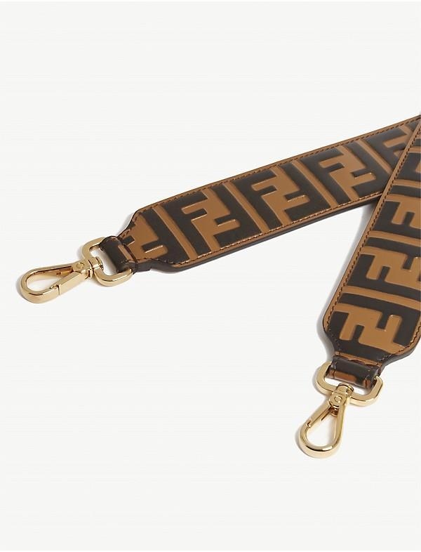 Fendi Double FF Logo Straps  Authentic Designer Fashion Clothing