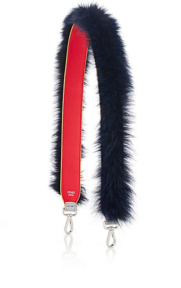 Fendi Navy Fur Strap - Luxury Next Season 