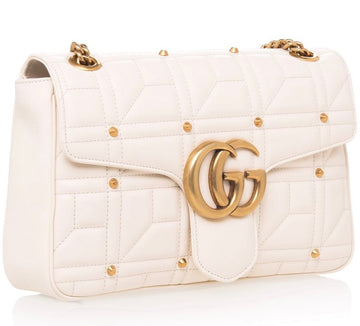 Gucci GG Marmont Studded Shoulder Bag - Luxury Next Season 