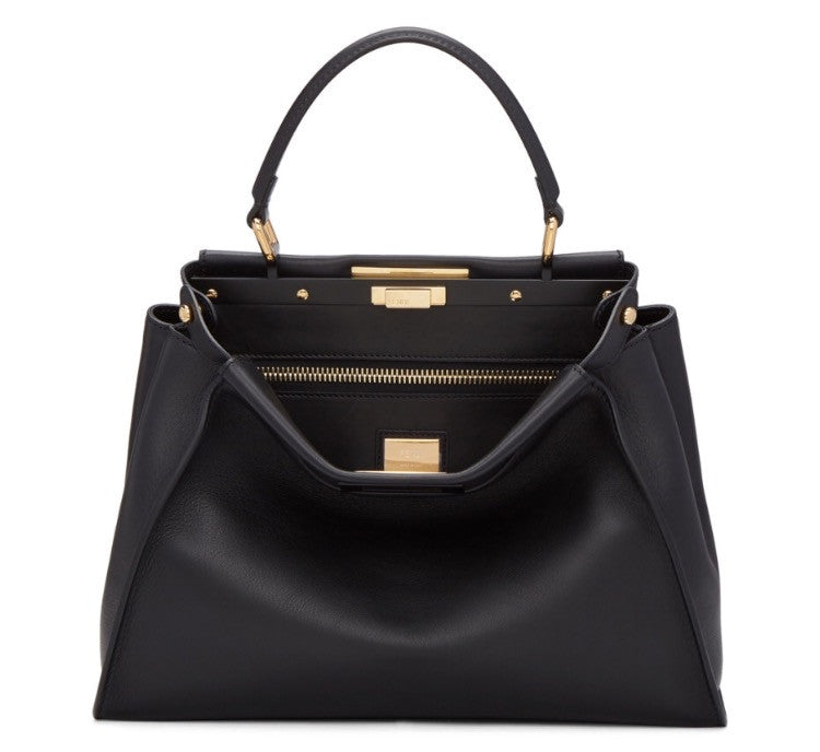 FENDI Peekaboo Handbag Black