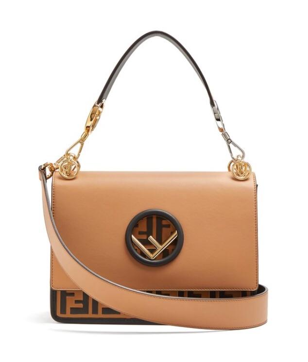 Fendi FF Logo Bottom Shoulder Bag - Luxury Next Season 