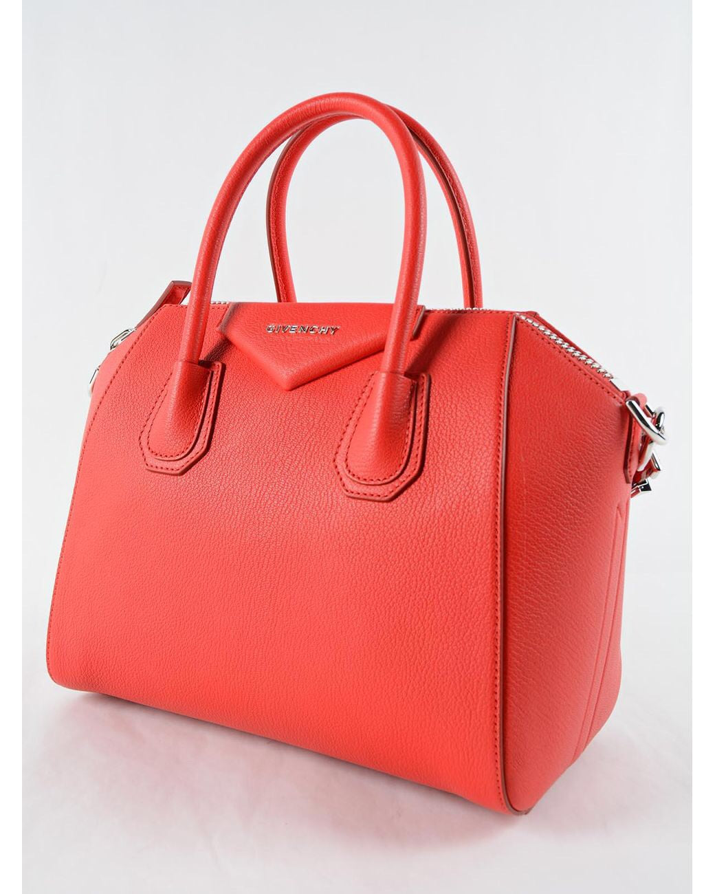 Givenchy Antigona Small Red Bag | Luxury Fashion Clothing and