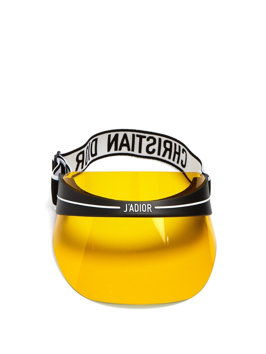 Dior yellow visor on sale