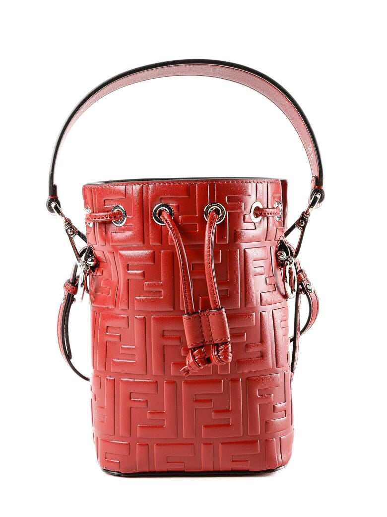 ◆FENDI 最新作◆Mon Tresor レザーバケットバッグ/Red◆ Fendi Mon Tresor Bag | Luxury Fashion Clothing and Accessories