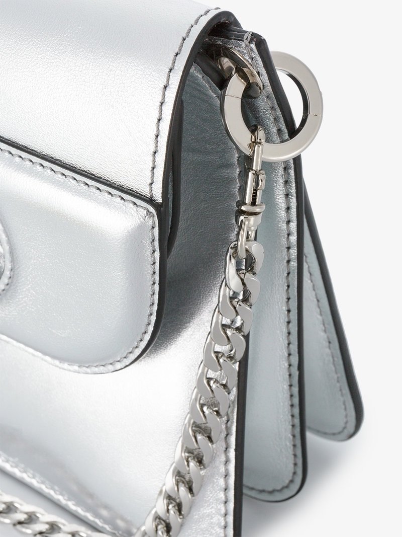 JW Anderson Mini Silver Pierce Bag Luxury Fashion Clothing and