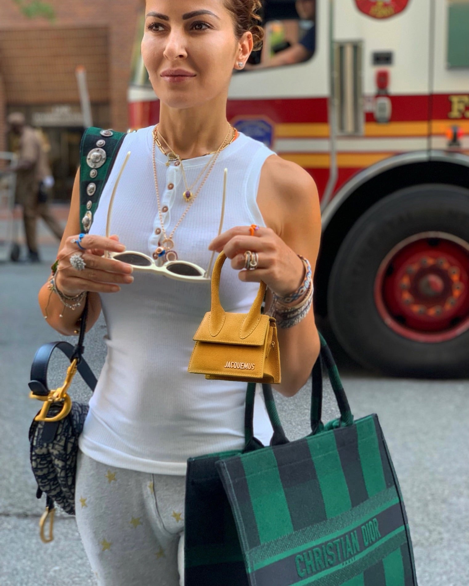 Dior Book Tote - Green Check | Luxury Fashion Clothing and Accessories