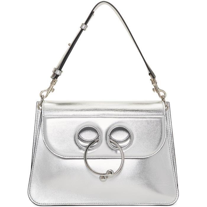 JW Anderson Medium Silver Pierce Bag - Luxury Next Season 