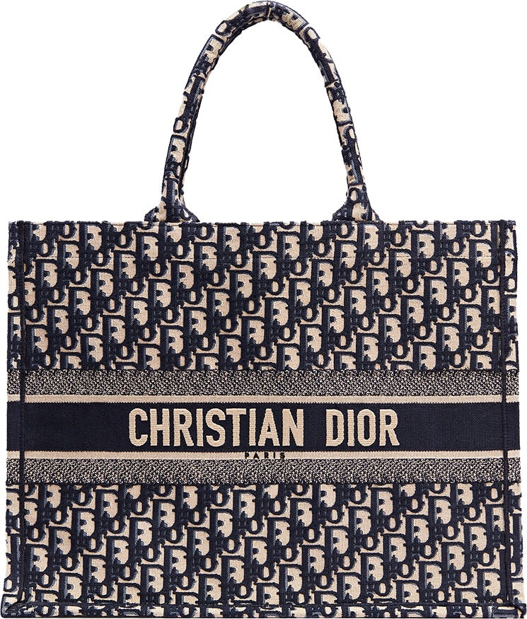Dior Book Tote - Oblique Navy - Luxury Next Season 
