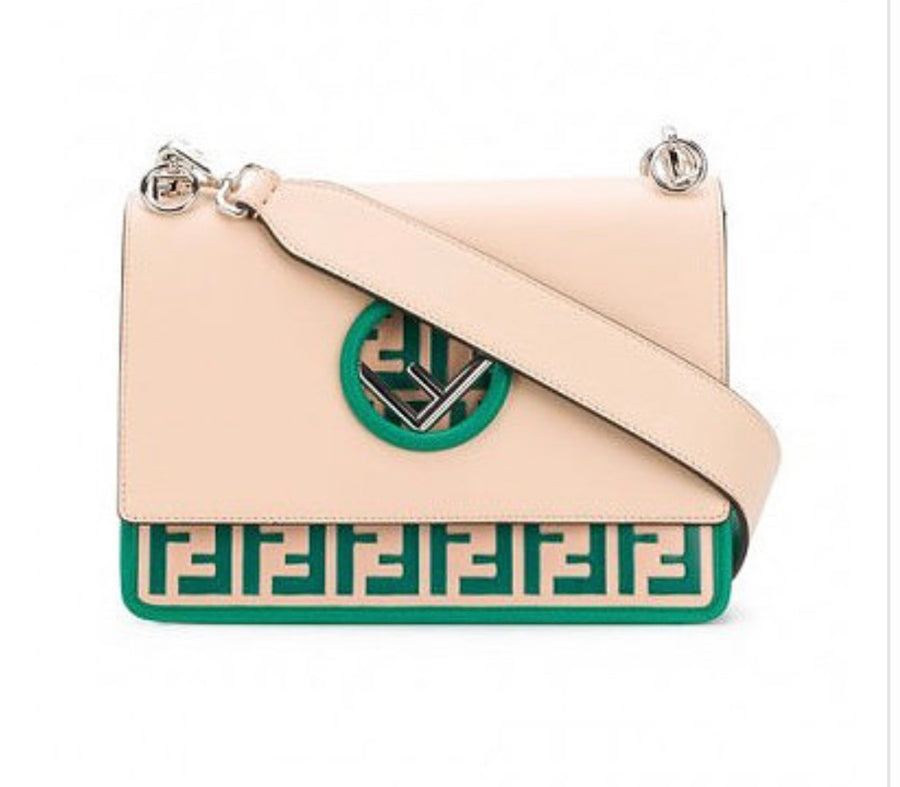 Fendi FF Logo Bottom Shoulder Bag - Luxury Next Season 