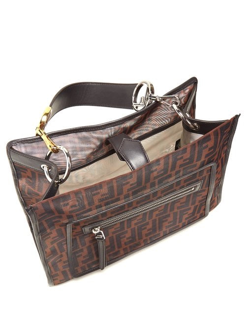 Mesh fendi tote cheap