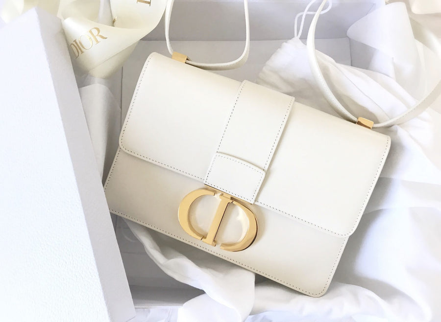 Dior 30 Montaigne Bags Ivory