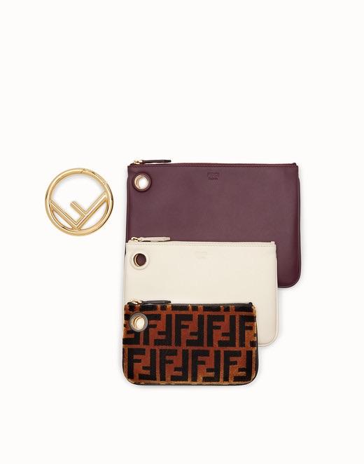 Fendi Triplette Zucca Pouch - Luxury Next Season 