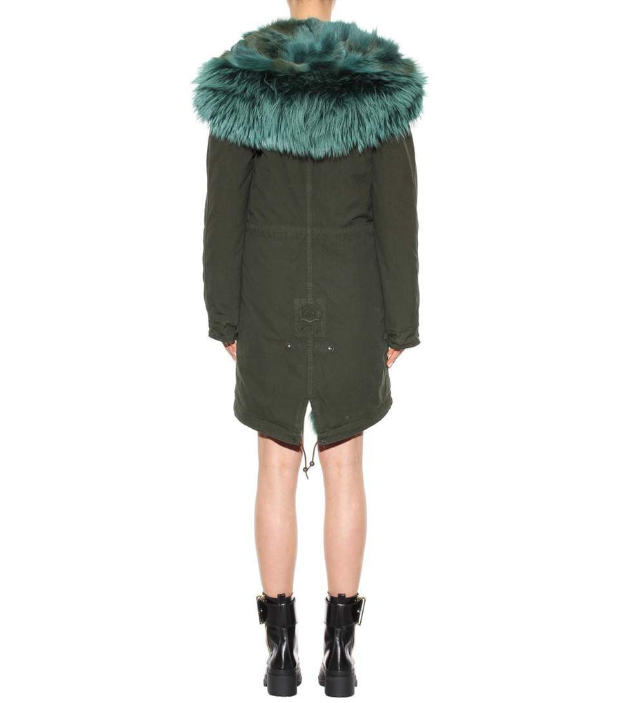 Mr and Mrs Italy Parka Coyote Green Parka - Luxury Next Season 