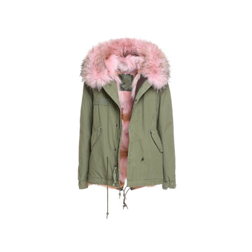 Mr and Mrs Italy Coyote Pink Mini Parka - Luxury Next Season 